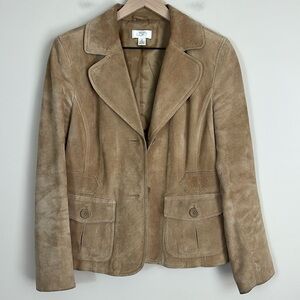 LOFT Tan Suede Jacket